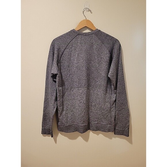 Lululemon Sweater Mens S Gray Engineered Warmth Crew Merino Wool Blend - Picture 4 of 5